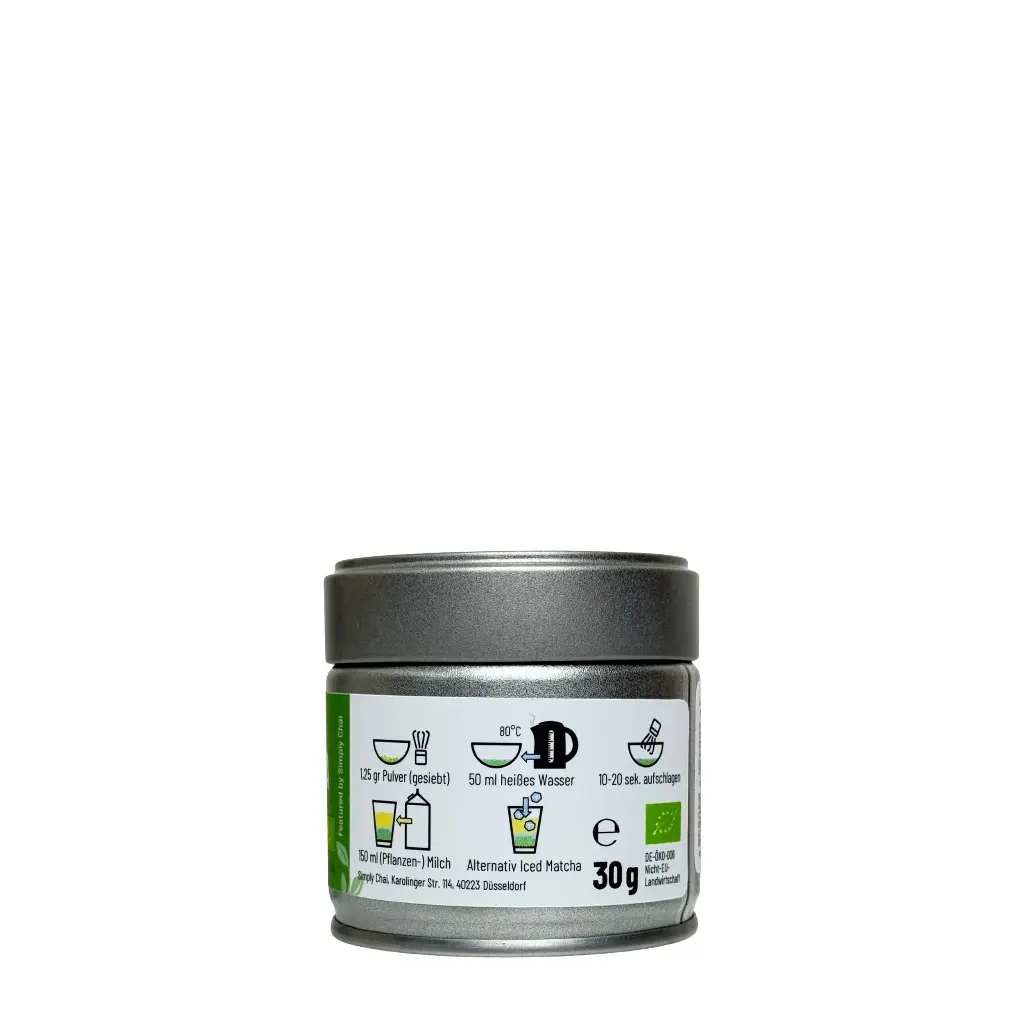 Simply Chai Bio & Vegan 100% Matcha Barista Edition Kagoshima ~ 30g