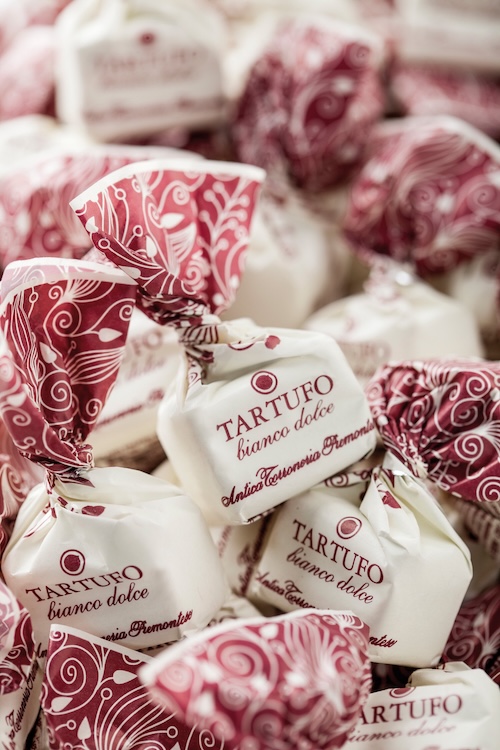 Antica Torroneria Trüffel ajándékdoboz – Tartufo dolce válogatás (125 g)