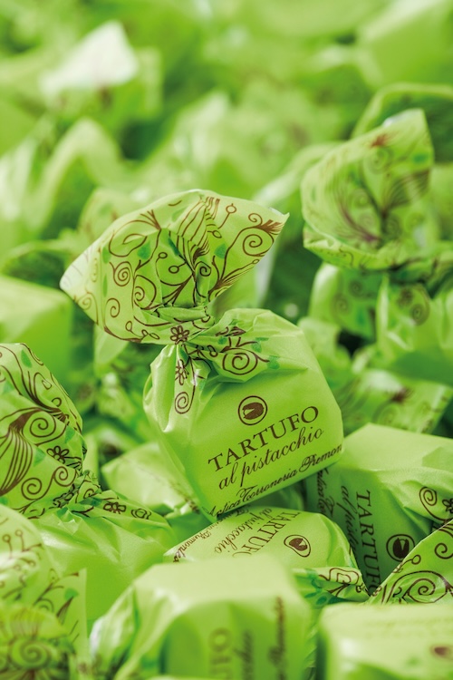 Antica Torroneria Trüffel ajándékdoboz – Tartufo dolce al pistacchio(125 g)