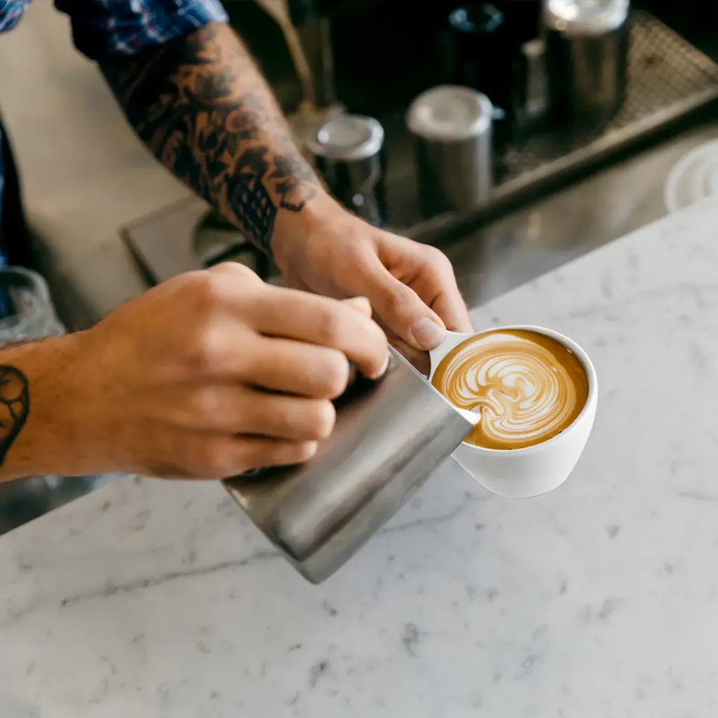 notNeutral Lino cappuccino csésze és csészealj, fehér