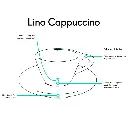 notNeutral Lino cappuccino csésze és csészealj, fehér