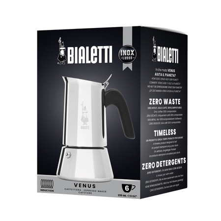 Bialetti Venus 6 személyes kávéfőző inox