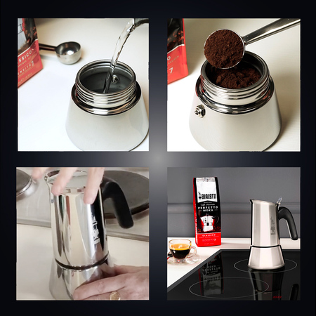 Bialetti Venus 4 személyes kávéfőző inox