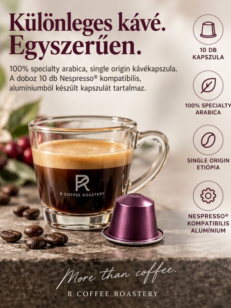 Etióp Beloya Carbonic Maceration Nespresso kompatibilis kapszula