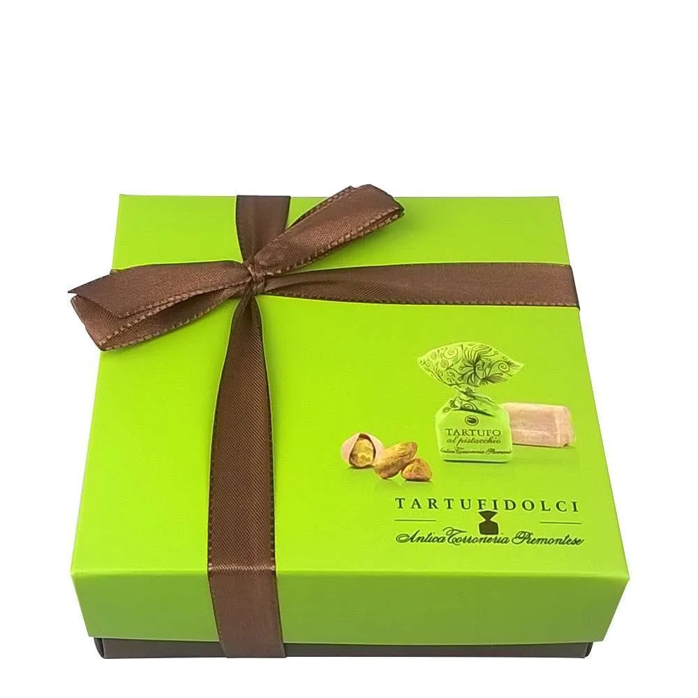 Antica Torroneria Trüffel ajándékdoboz – Tartufo dolce al pistacchio(125 g)