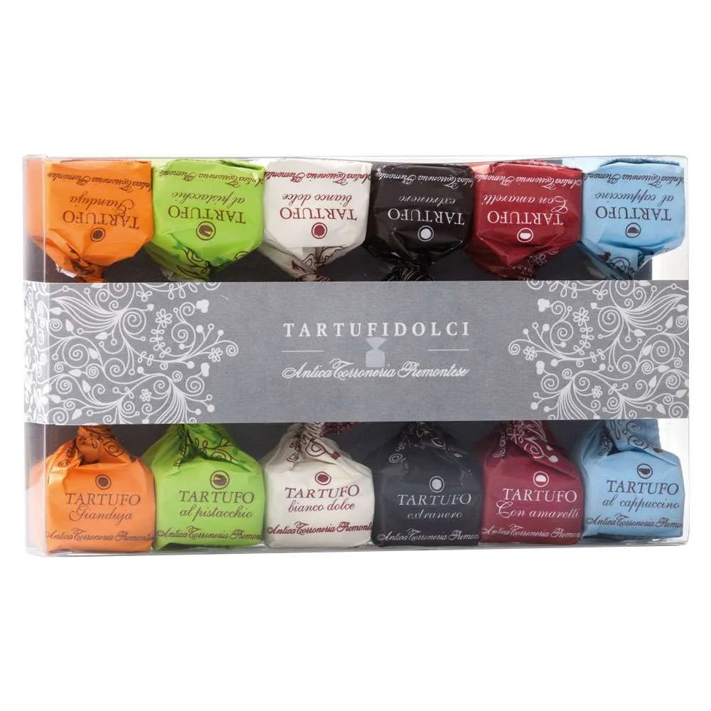Antica Torroneria Trüffel ajándékdoboz – Tartufo dolce válogatás (165 g)