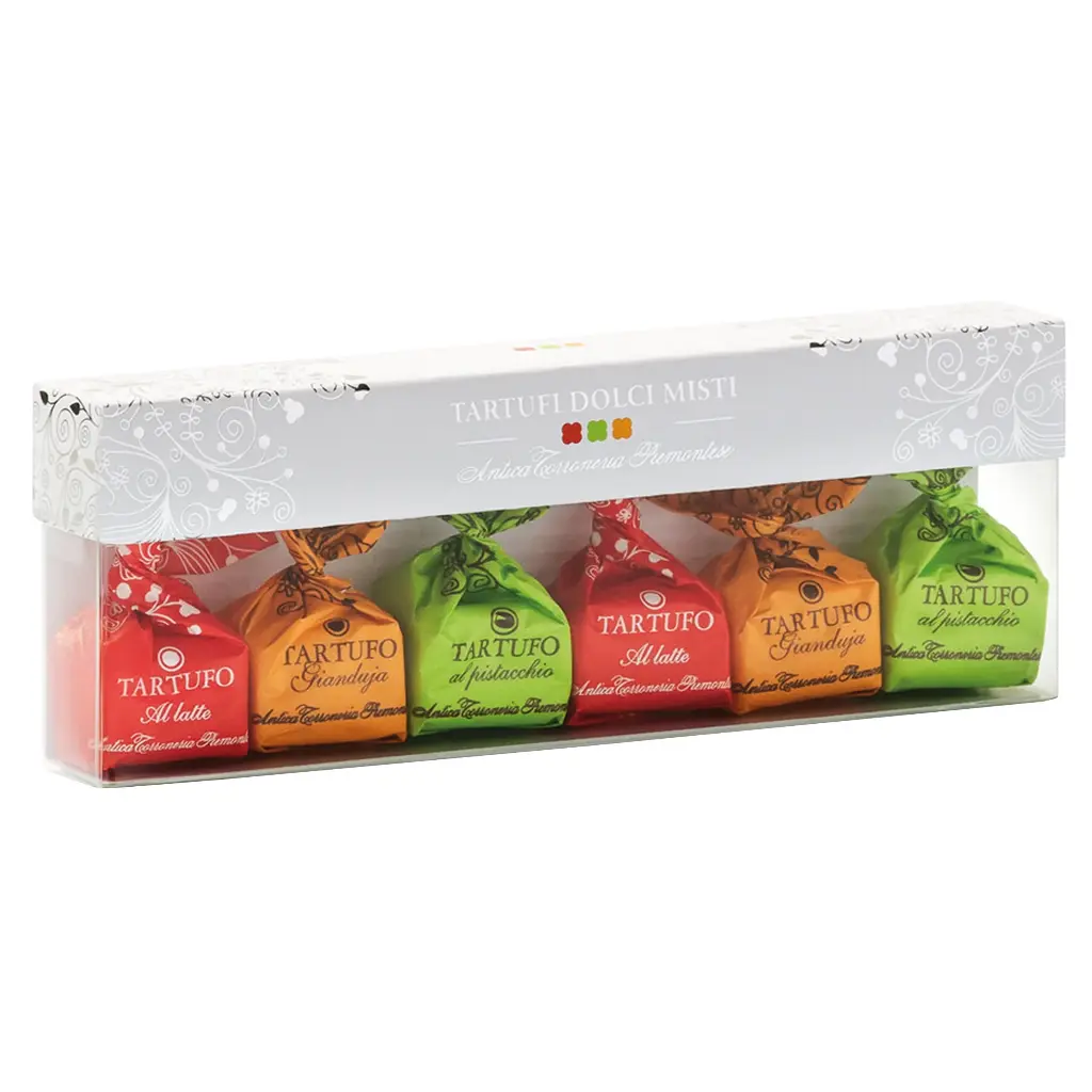 Antica Torroneria Trüffel ajándékdoboz – Tartufo dolce válogatás (85 g)