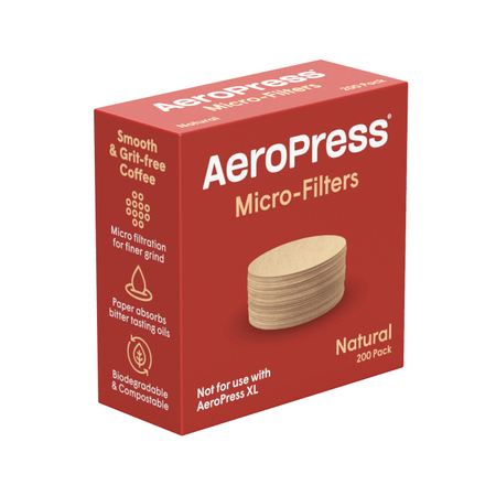 Aeropress Filter Papír natúr 200 db/csomag
